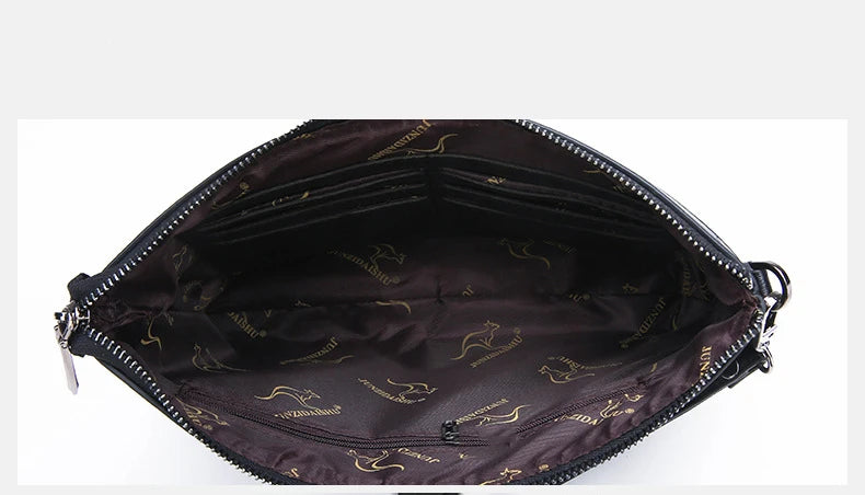 PU Leather Business Clutch Wallet
