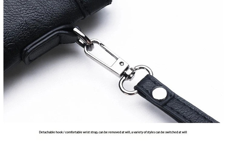 PU Leather Business Clutch Wallet