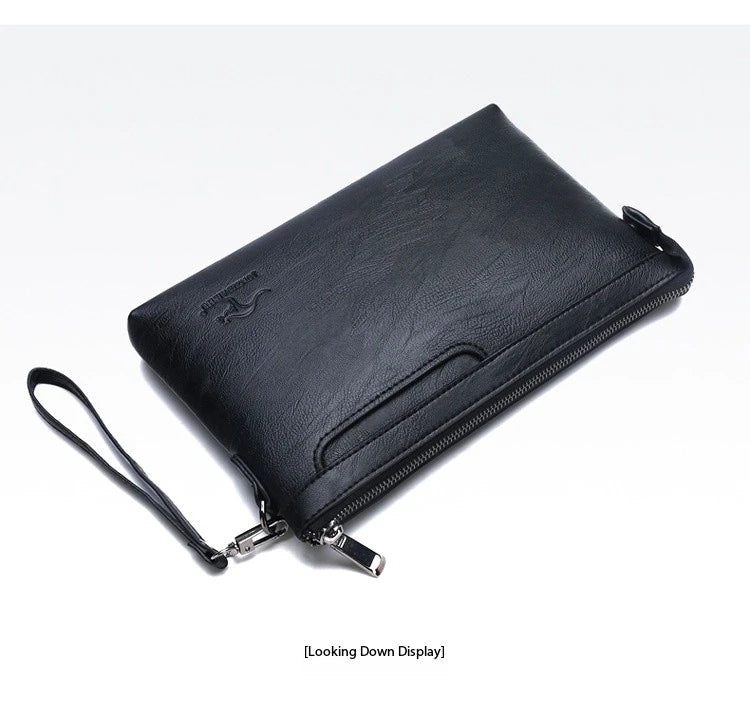 PU Leather Business Clutch Wallet