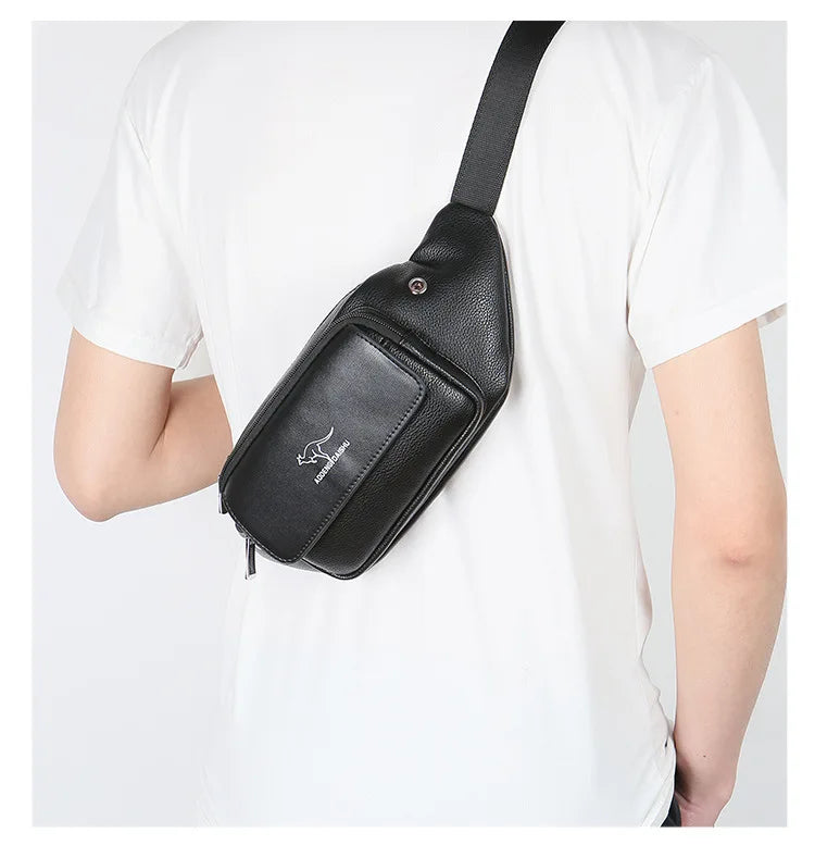 Luxury Brand Leather Waist Bag