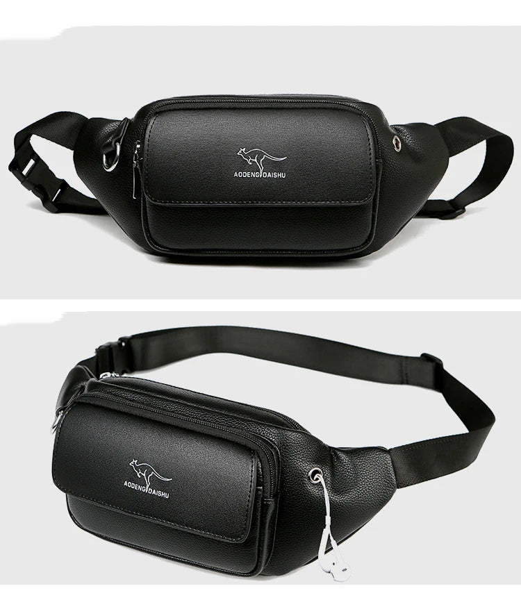 Luxury Brand Leather Waist Bag