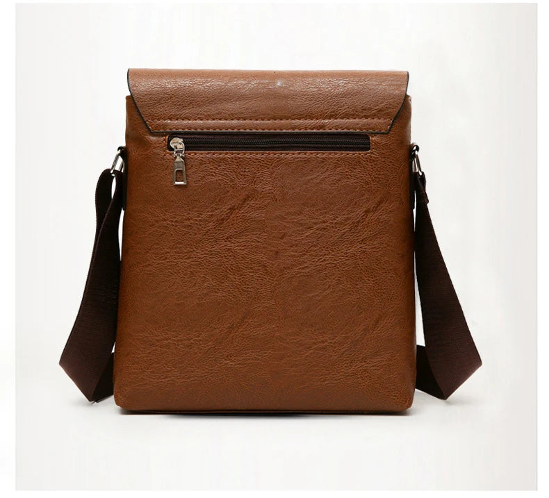 Luxury Brand Vintage PU Leather Messenger Bag