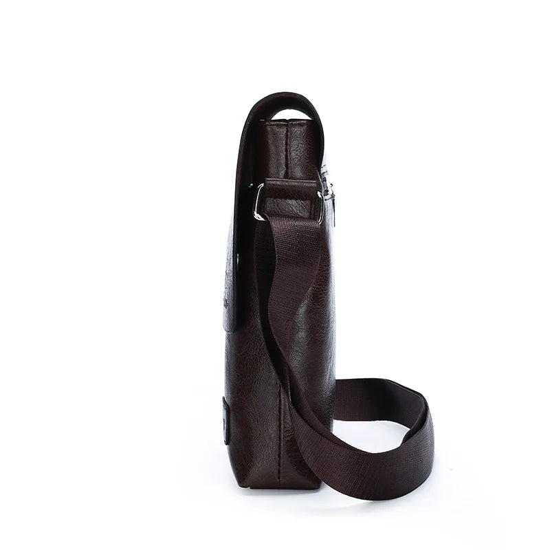 Luxury Brand Vintage Leather Messenger Bag