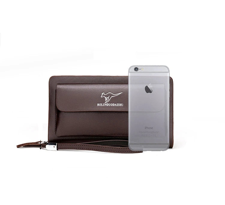KANGAROO Brand Leather Clutch Wallet