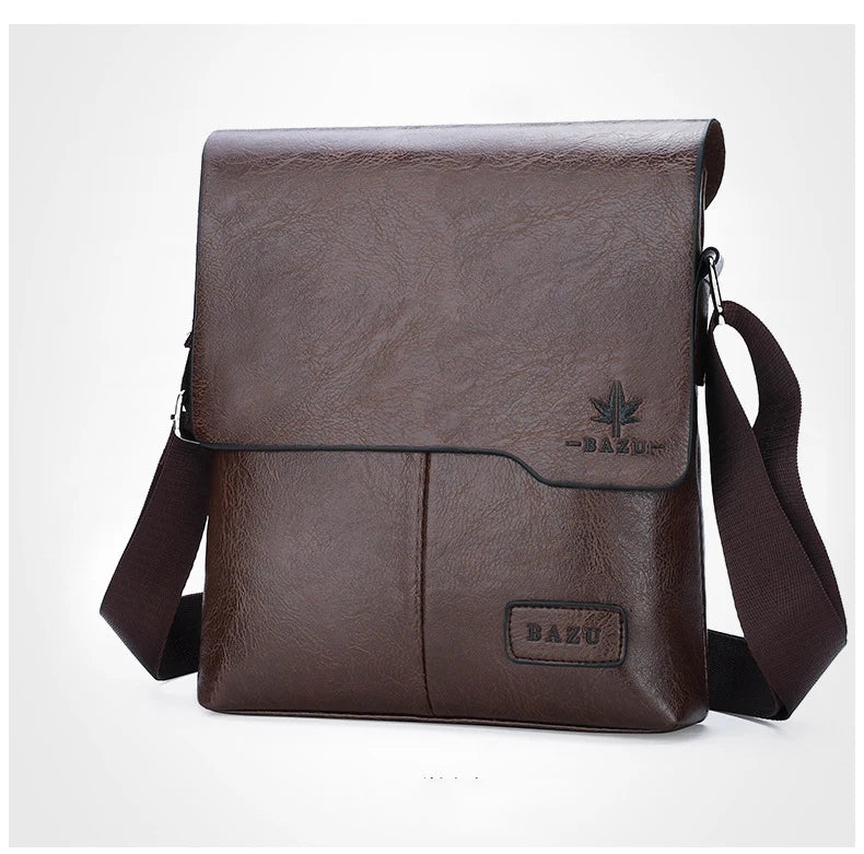 Luxury Brand Vintage Leather Messenger Bag