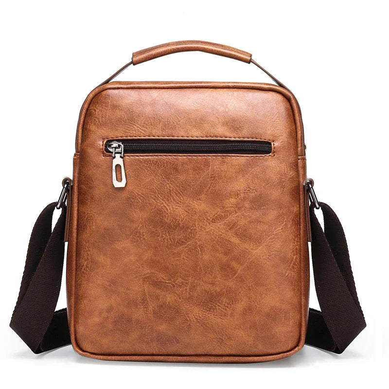 Men's PU Leather Crossbody Bag