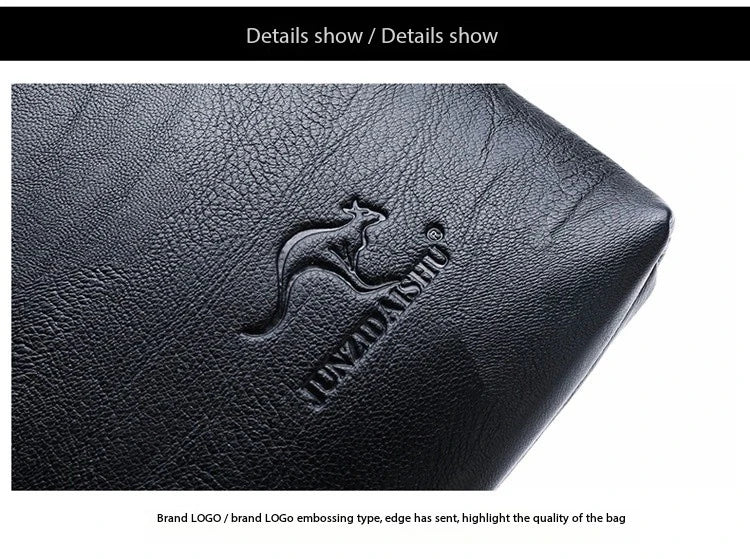 PU Leather Business Clutch Wallet