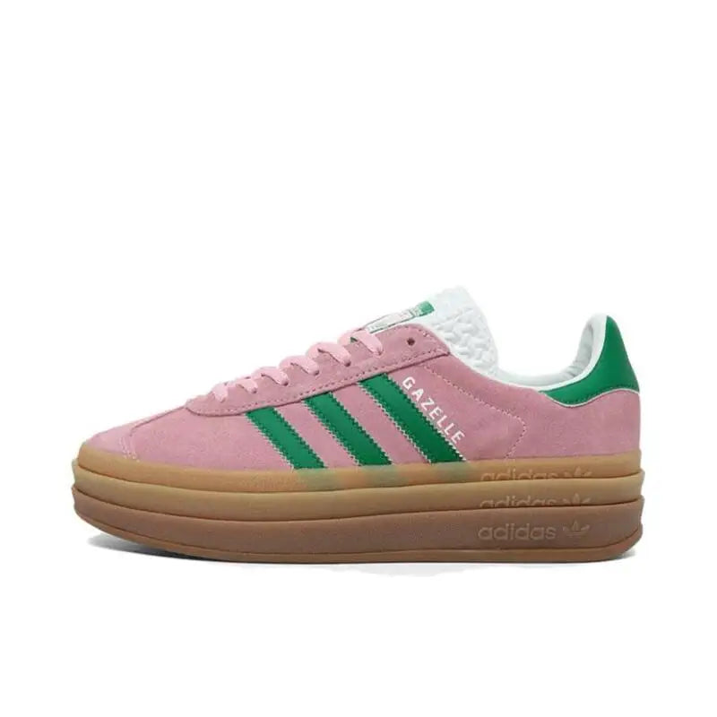 Adidas Gazelle Bold White Skateboarding Shoes