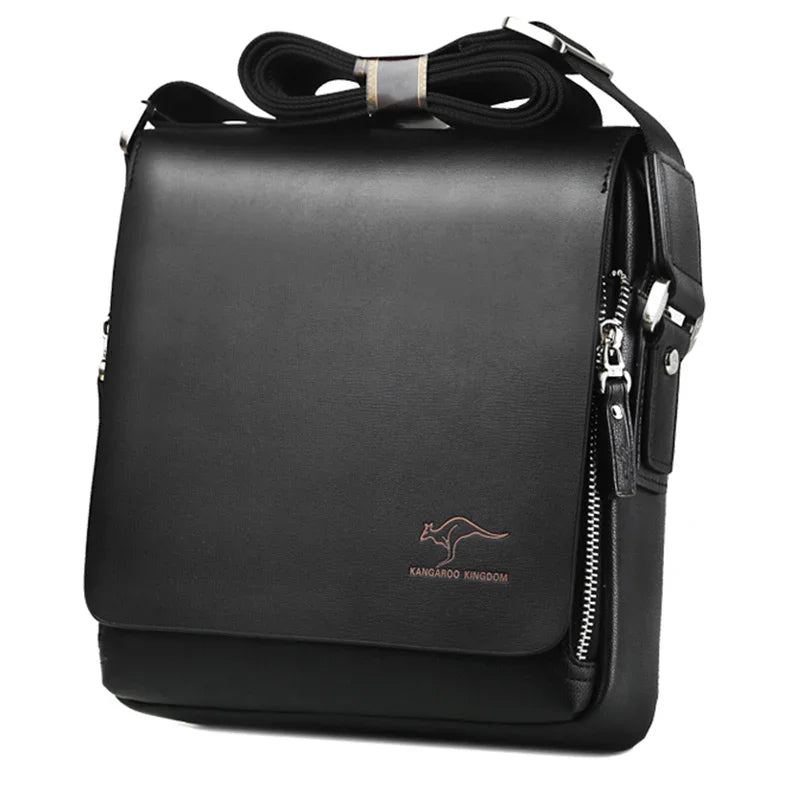 Luxury Vintage Leather Messenger Bag