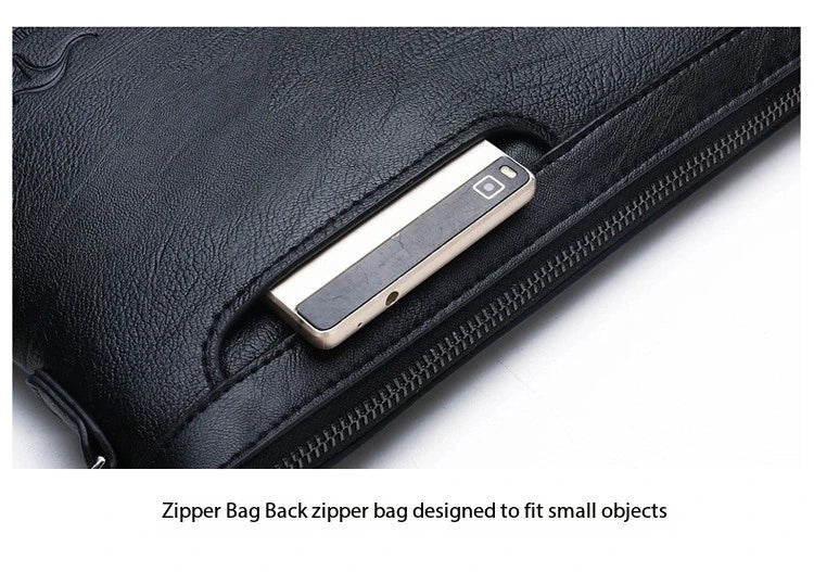 PU Leather Business Clutch Wallet