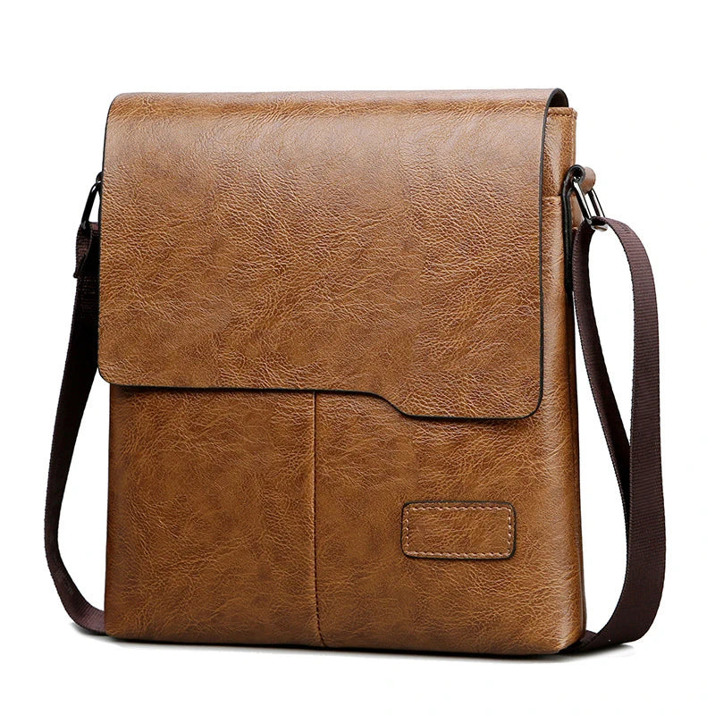 Luxury Brand Vintage PU Leather Messenger Bag