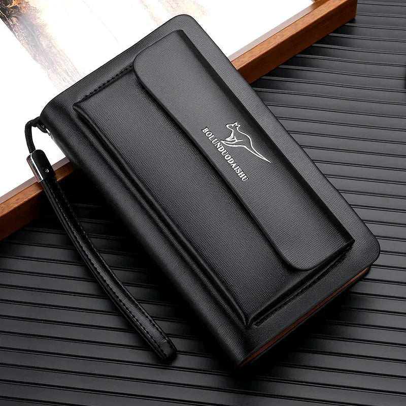 KANGAROO Brand Leather Clutch Wallet