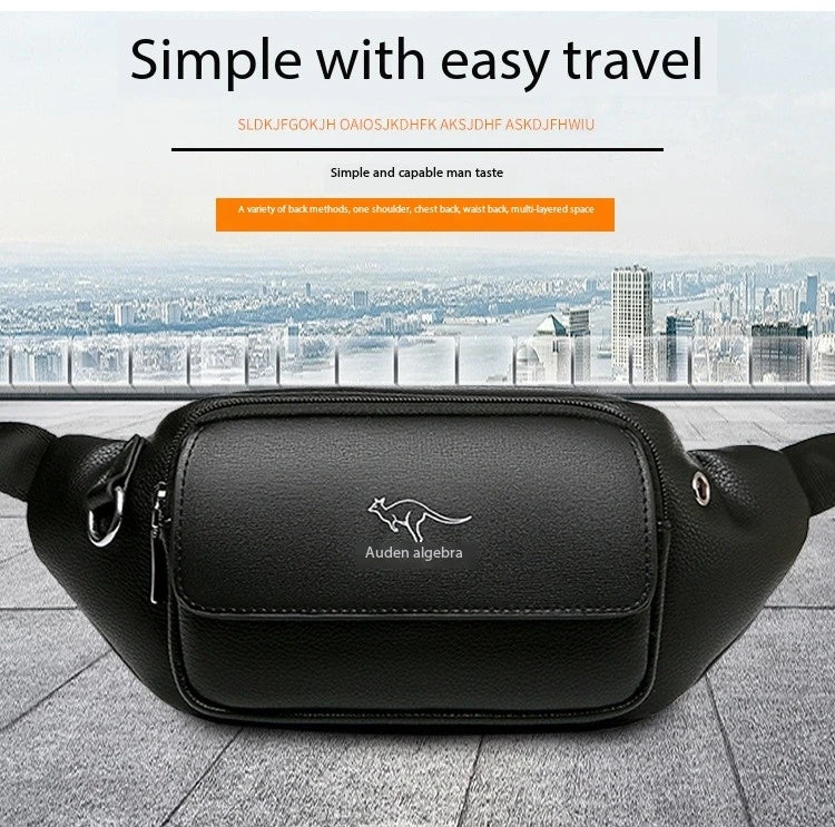 Luxury Brand Leather Waist Bag