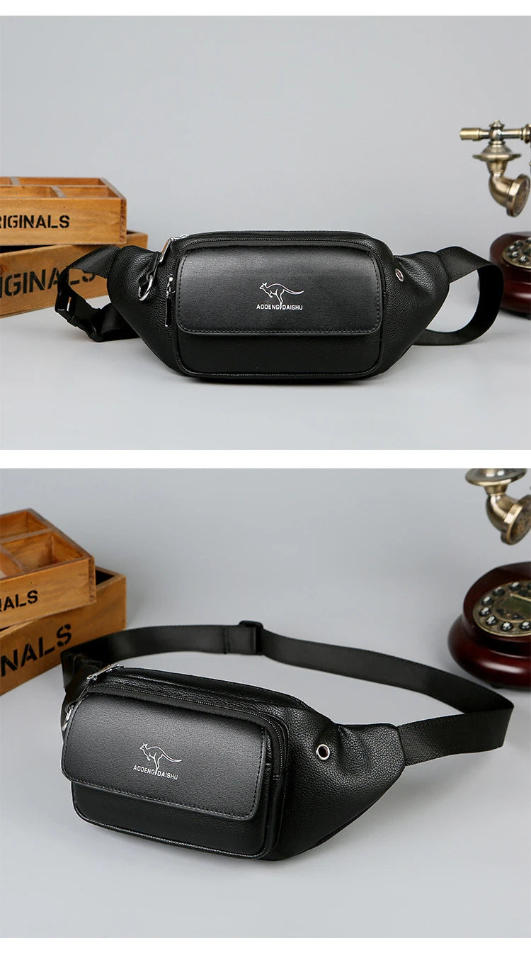 Luxury Brand Leather Waist Bag