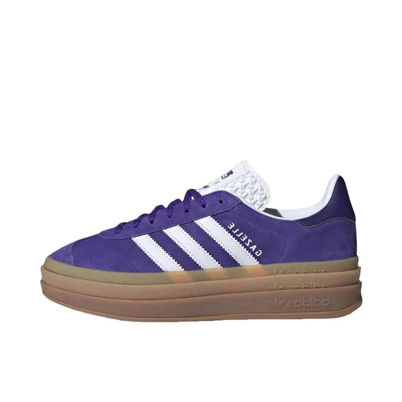 Adidas Gazelle Bold White Skateboarding Shoes