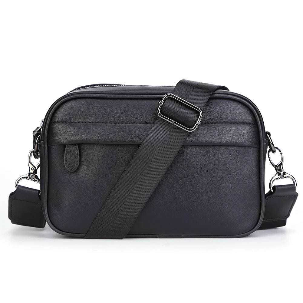 PU Leather Square Plaid Crossbody Bag