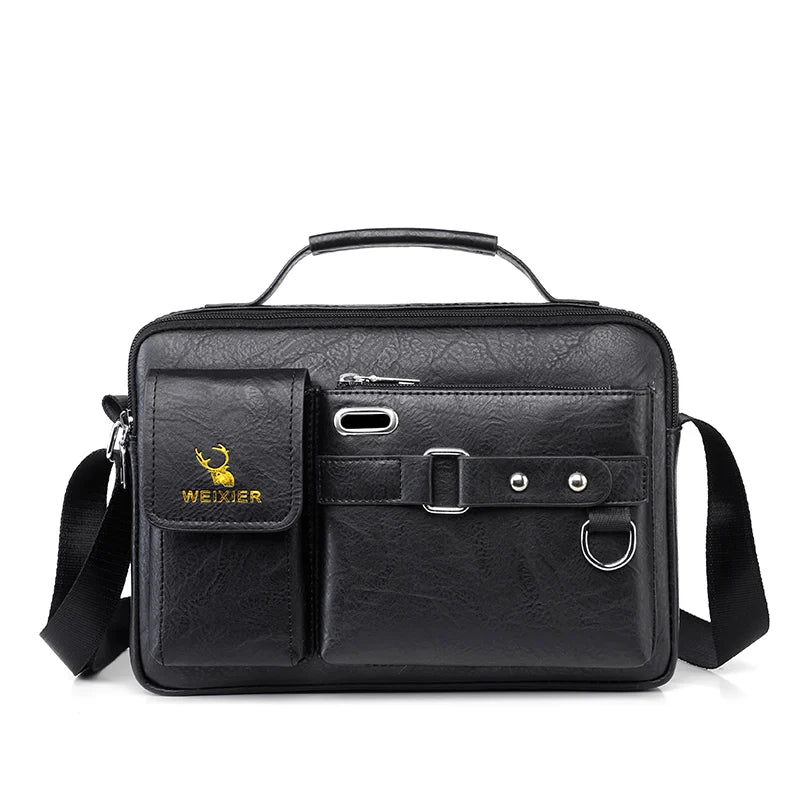 Men's PU Leather Messenger Bag