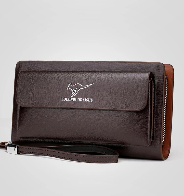 KANGAROO Brand Leather Clutch Wallet