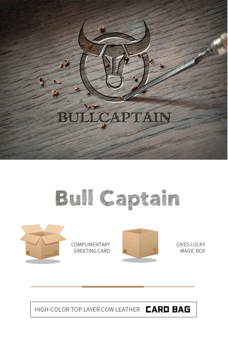 BULLCAPTAIN Soft Leather Chest Bag
