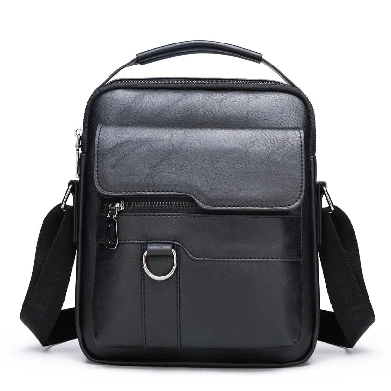 Men's PU Leather Crossbody Bag