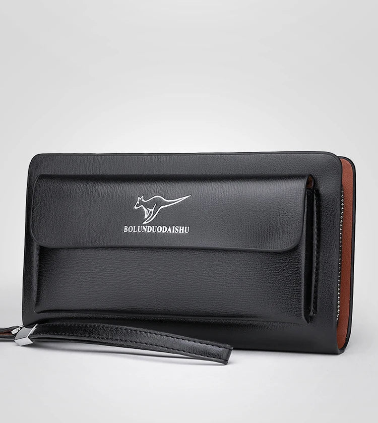 KANGAROO Brand Leather Clutch Wallet