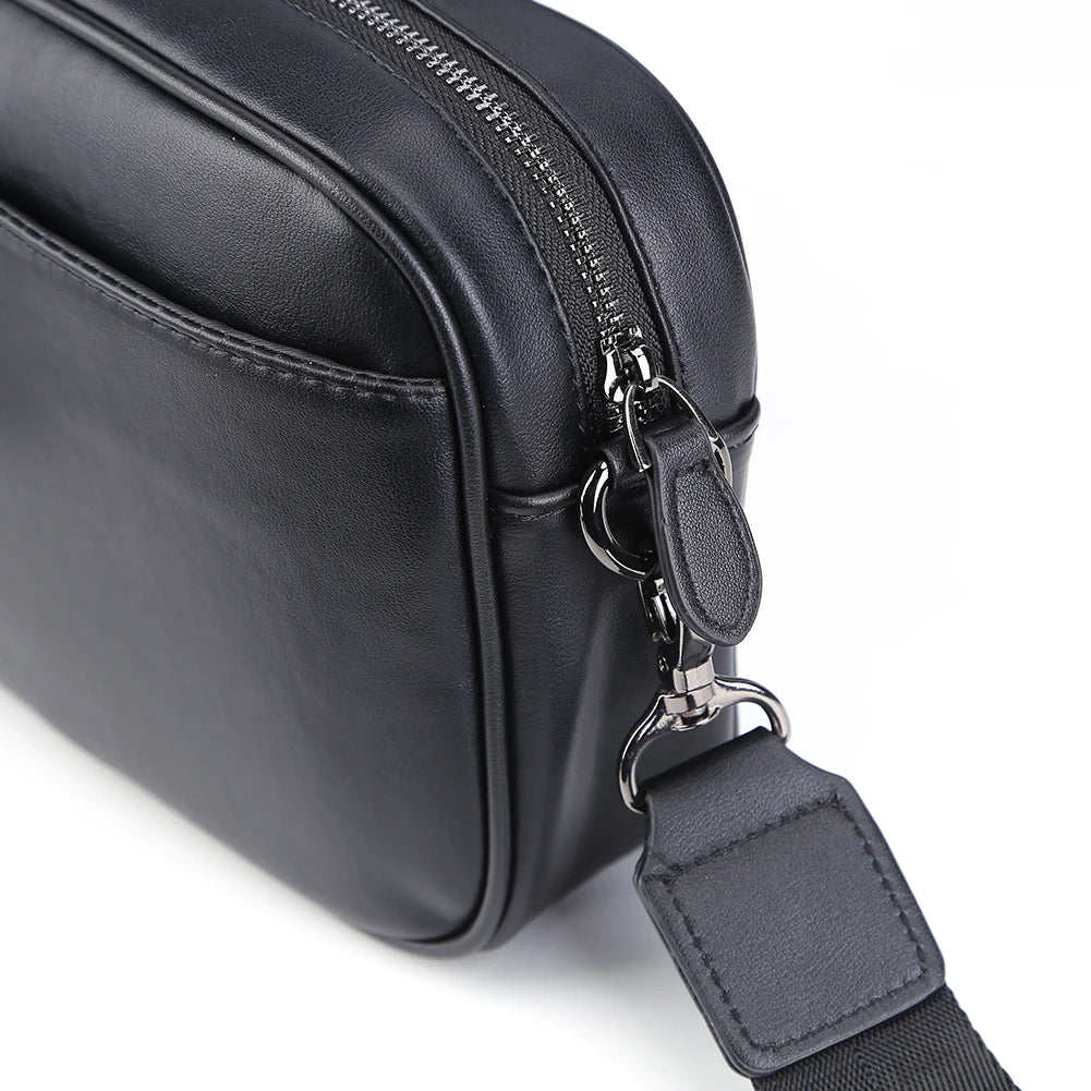 PU Leather Square Plaid Crossbody Bag