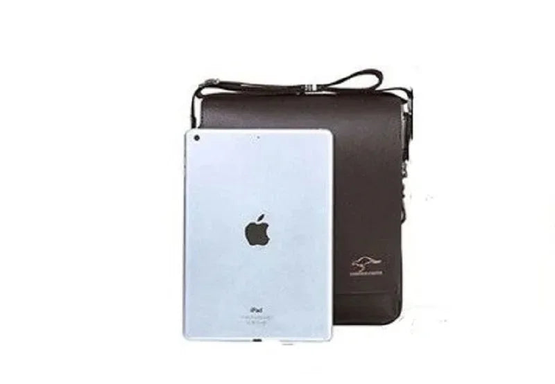 Luxury Vintage Leather Messenger Bag