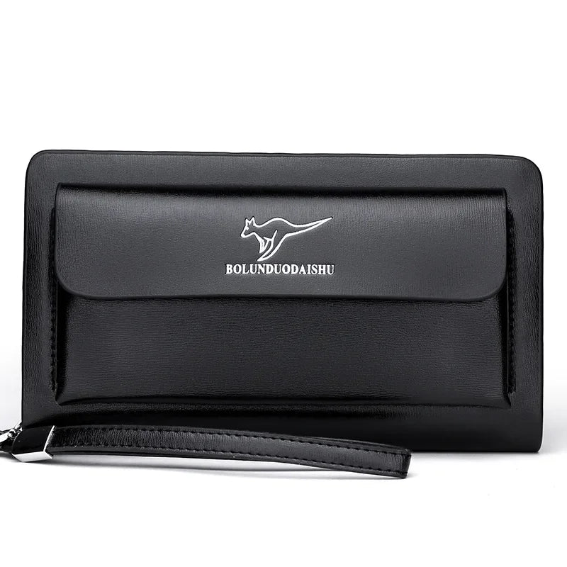 KANGAROO Brand Leather Clutch Wallet
