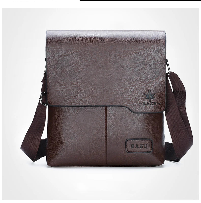 Luxury Brand Vintage Leather Messenger Bag