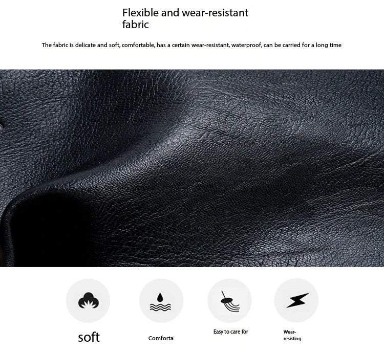 PU Leather Business Clutch Wallet