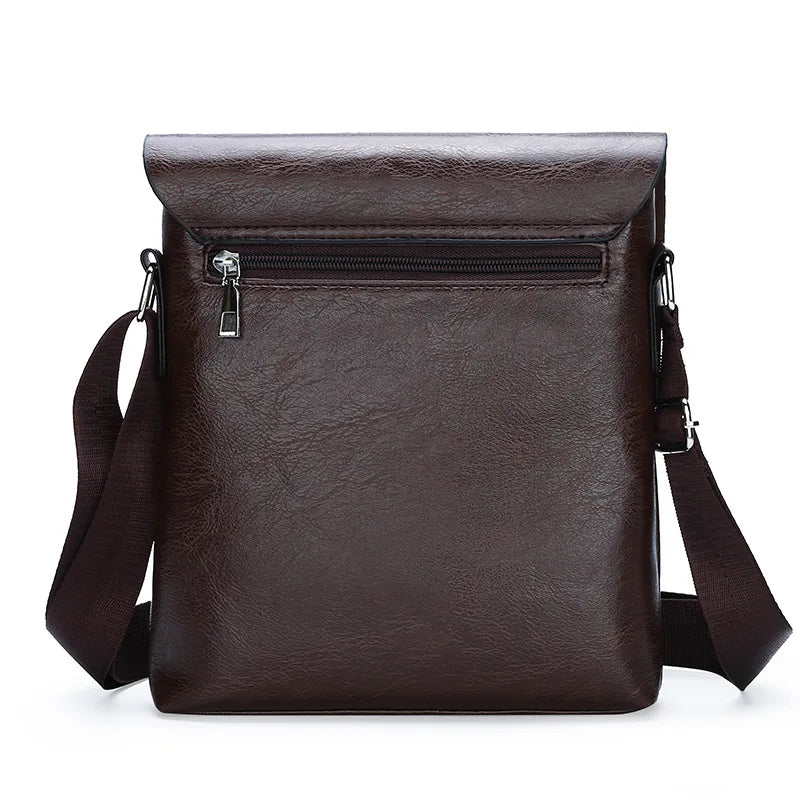 Luxury Brand Vintage Leather Messenger Bag