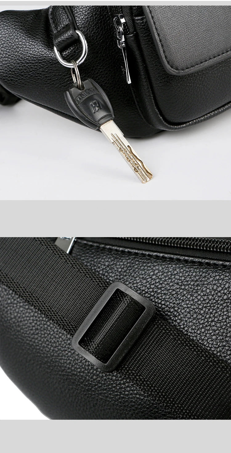 Luxury Brand Leather Waist Bag