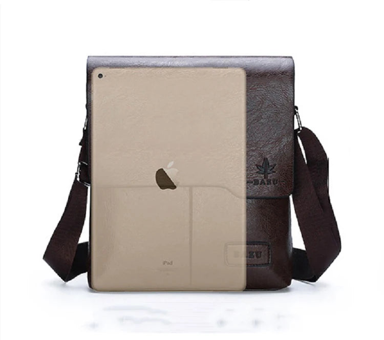Luxury Brand Vintage Leather Messenger Bag