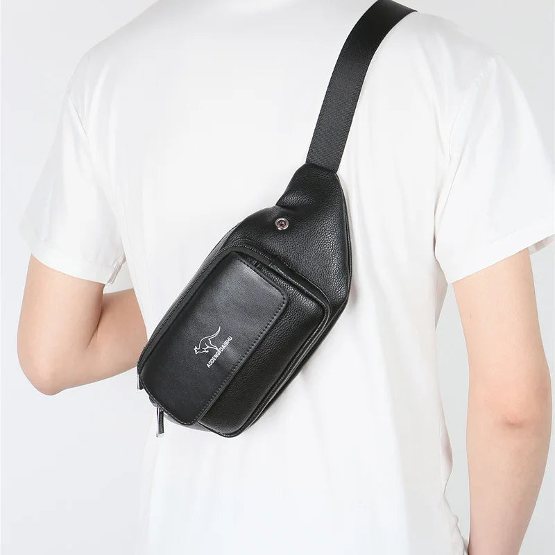 Luxury Brand Leather Waist Bag