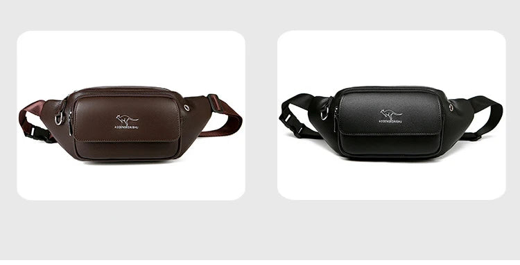 Luxury Brand Leather Waist Bag