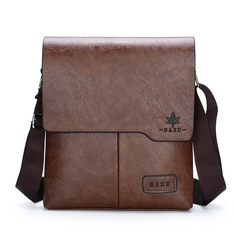 Luxury Brand Vintage Leather Messenger Bag