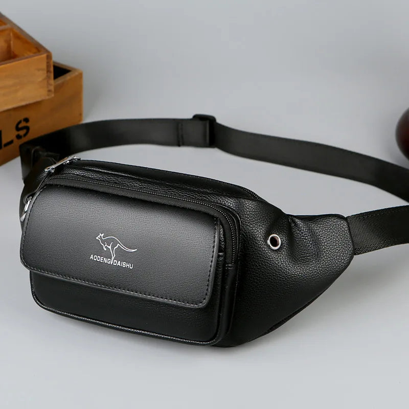 Luxury Brand Leather Waist Bag