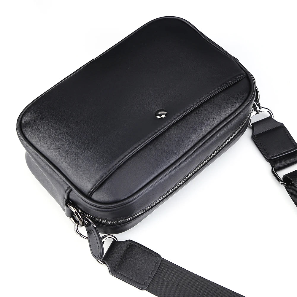 PU Leather Square Plaid Crossbody Bag