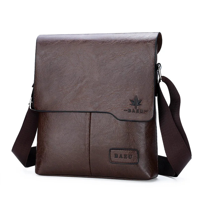 Luxury Brand Vintage Leather Messenger Bag