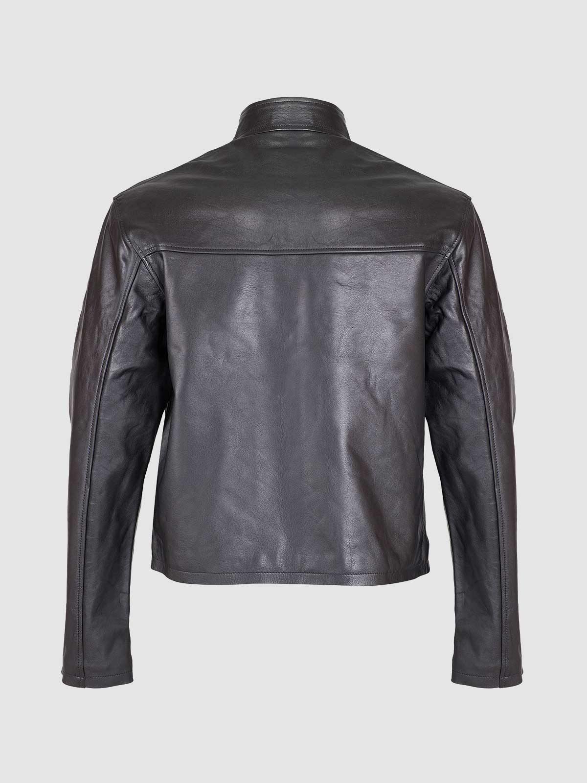 Exclusive Biker Cafe Racer Leather Jacket
