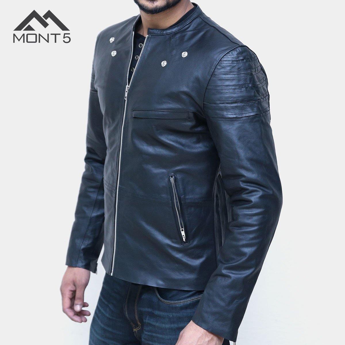 MONT5 - Karakoram Perfect Fit Men Leather Jacket