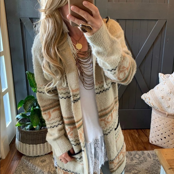 Oak Ridge Cozy Oversized Hooded Cardigan Sweater