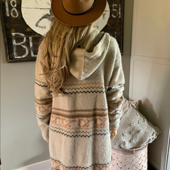 Oak Ridge Cozy Oversized Hooded Cardigan Sweater