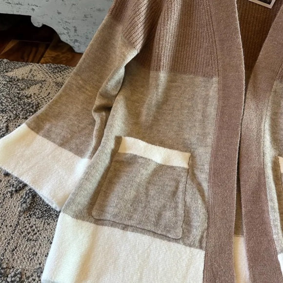 Monroe Color Blocked Cardigan Sweater