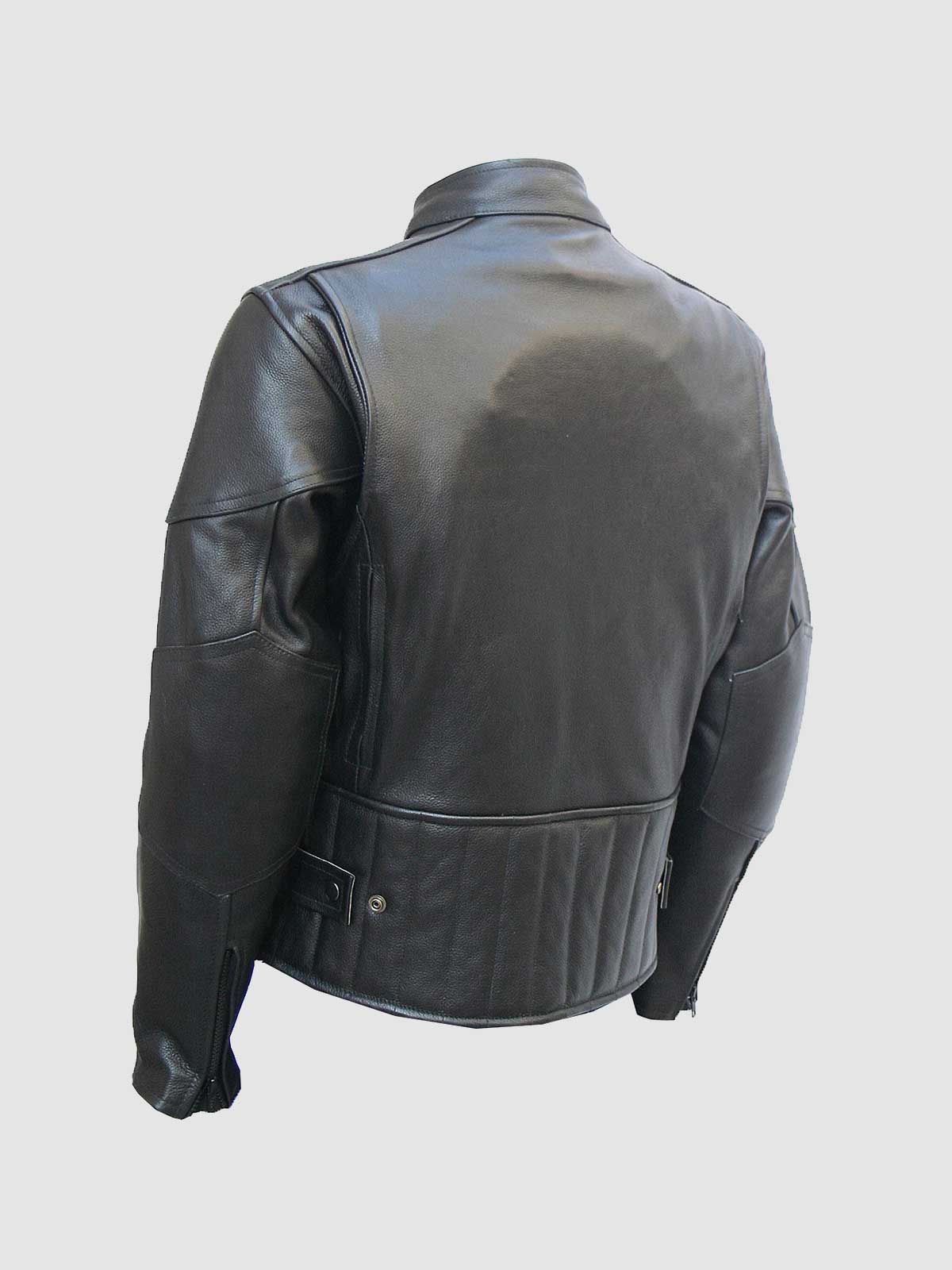 Black Motorcycle Leather Jacket