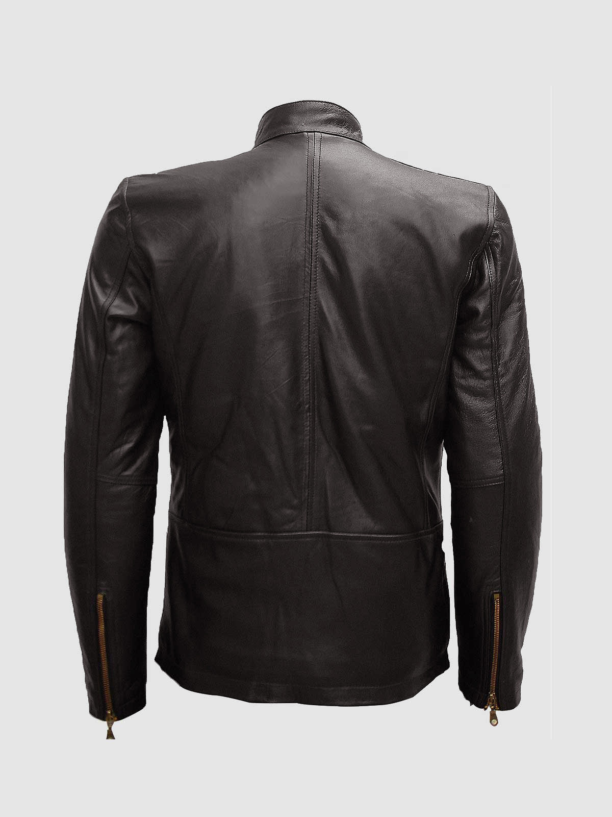 Men's Brown Leather Jacket