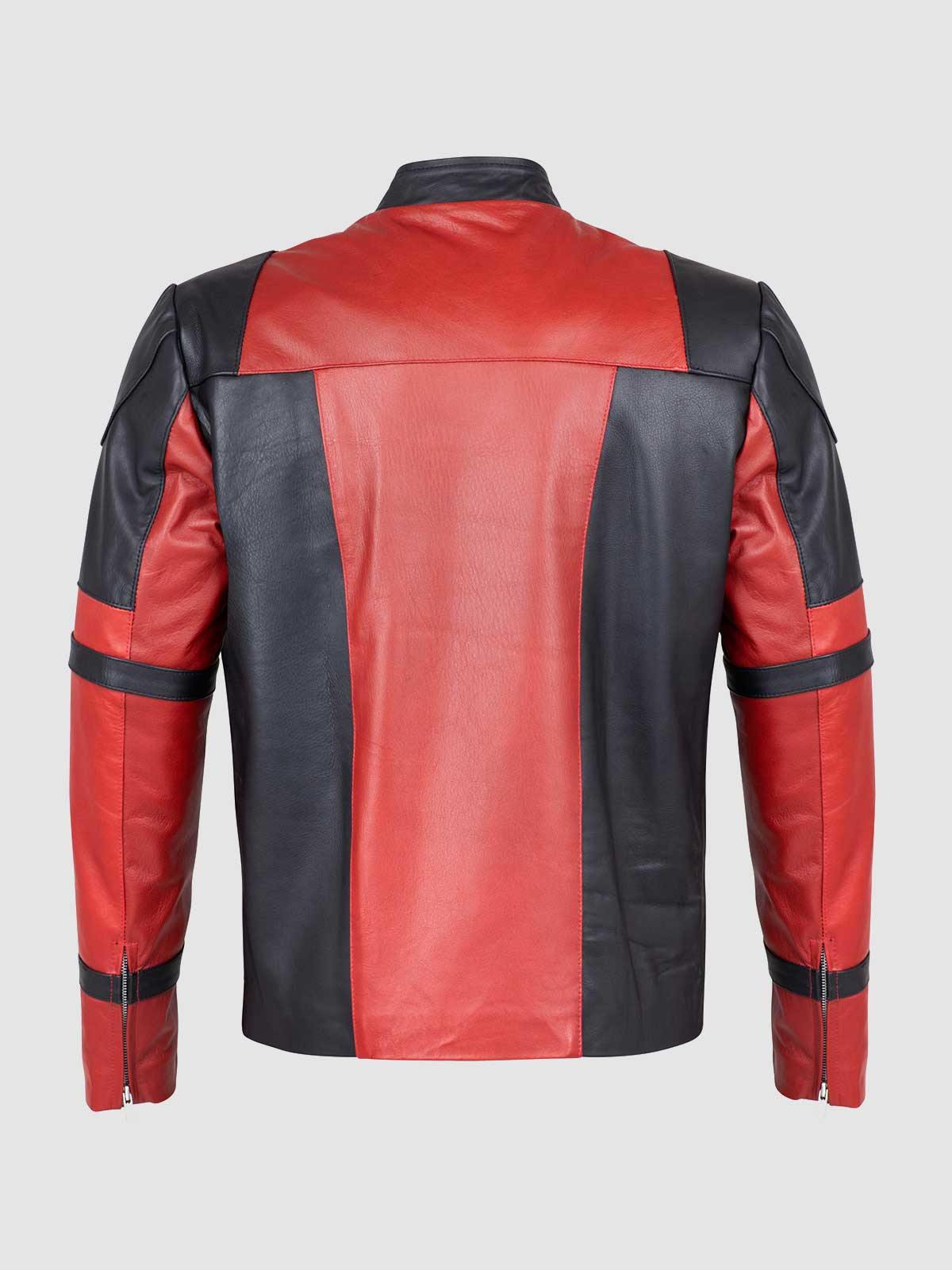 Red & Black Leather Jacket