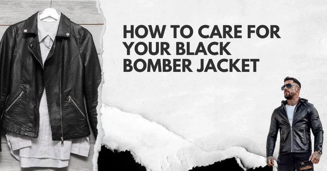 How to Care for Your Black Bomber Jacket Black Bomber Jackets