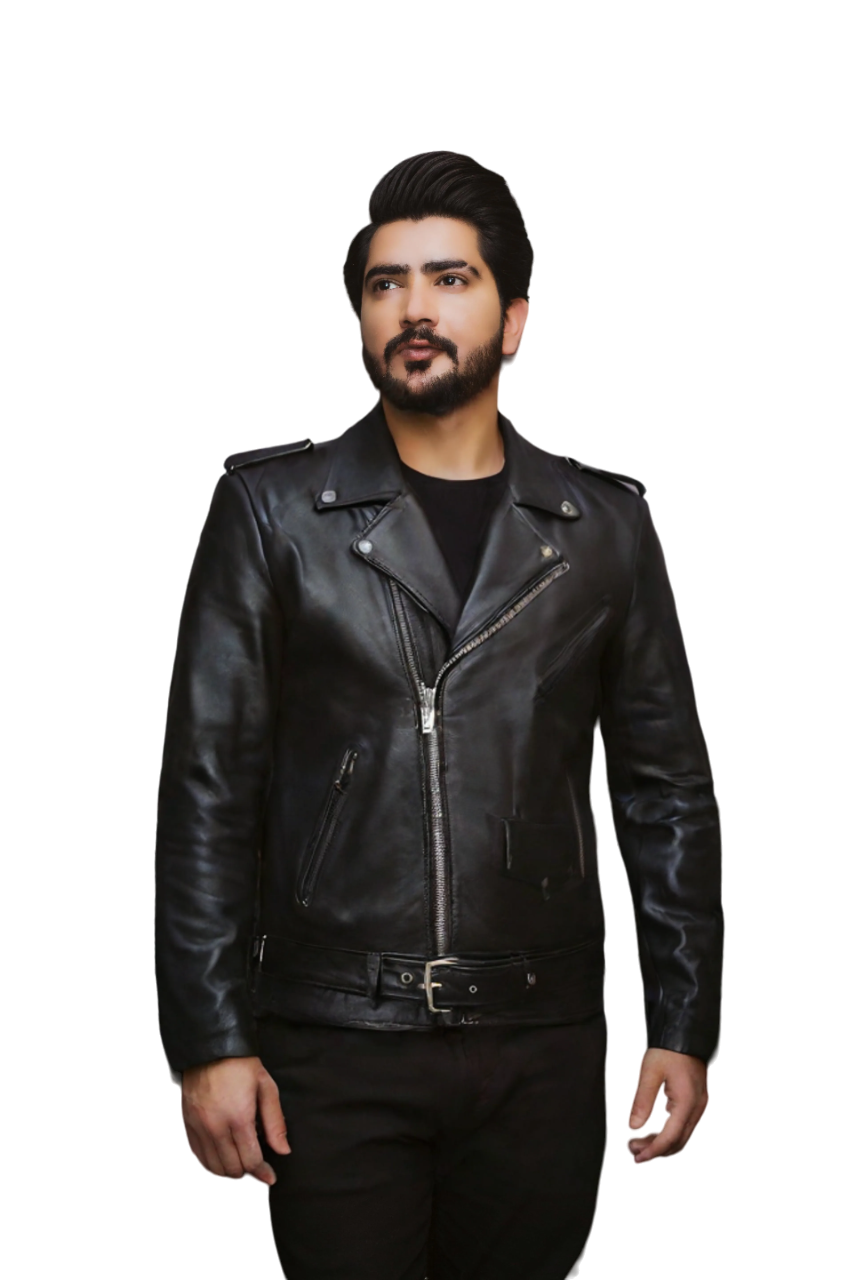 Men's Biker Jackets Black Bomber Jackets