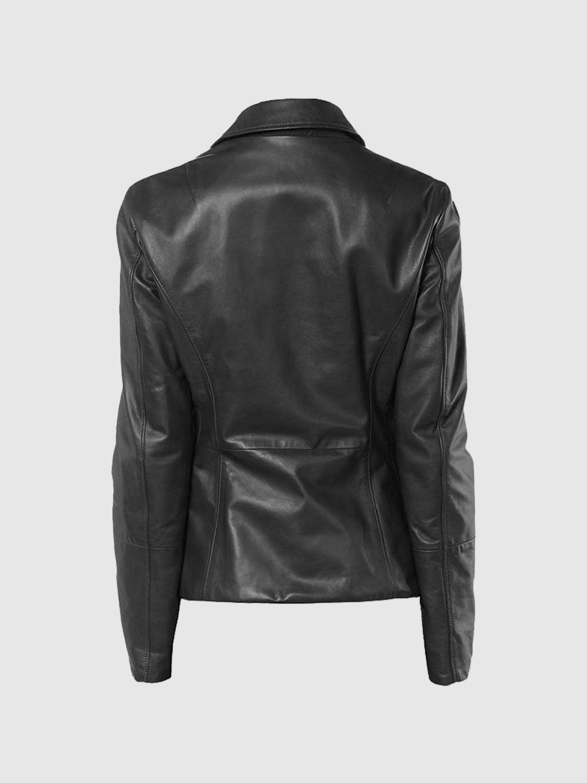 Blackridge Women's Button Leather Coat